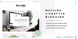 Matilda  Lifestyle Minimal Responsive HTML Blog Template