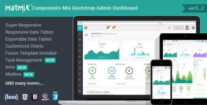 MatMix - Components Mix Bootstrap Admin Template