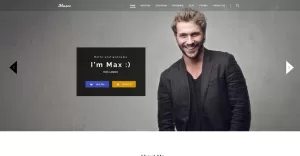 Max CV - Resume & Personal Portfolio WordPress Theme