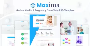 Maxima - Medical Health & Pregnancy Care Clinic PSD Template