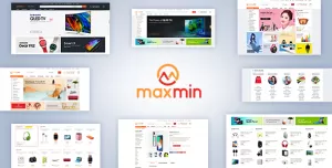 Maxmin - Supermarket eCommerce PSD Template