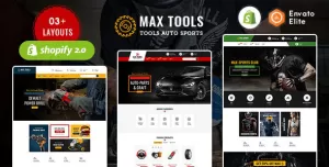 MaxTools - Shopify Theme for Multi-Purpose Industrial Tools, Sports & Auto Parts