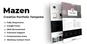 Mazen - Creative Portfolio HTML Template