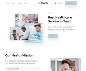 Medco - Medical Clinic & Hospital Elementor Template Kit