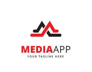 Media App Logo Template