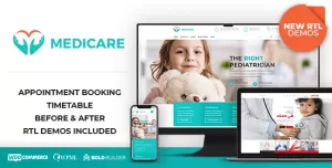 Medicare - Doctor, Medical & Healthcare WordPress Theme
