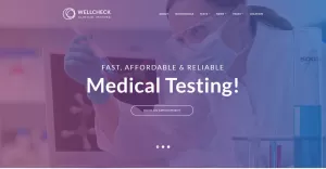 MediCheck - Medical Laboratory Responsive WordPress Theme