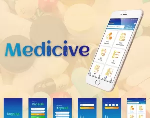 Medicive Mobile UI PSD Template
