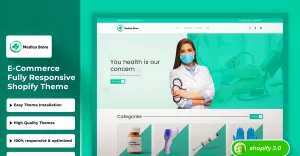 Medico - Health and Medicine Store Shopify Responsive Theme