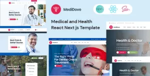 MediDove – Medical and Health React Next js Template