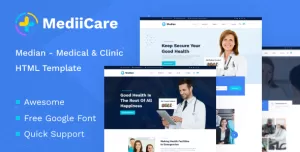 MediiCare - Online Medical & Clinic Service Template