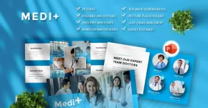 Medi+Medical Business PowerPoint template - TemplateMonster