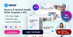 Medip - Medical Health & Doctors HTML Template