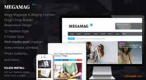 Mega - Magazine WordPress Theme