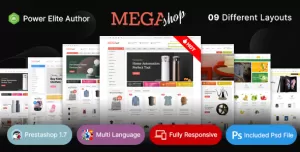 Mega Shop - Multiuse Prestashop v1.7 Theme