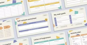 Mental Health Digital Planner Powerpoint - TemplateMonster