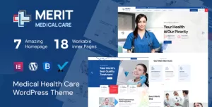 Merit - Health & Medical WordPress Theme & RTL Ready