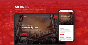 Merres - Industrial and Manufacturing Joomla 4 Templates