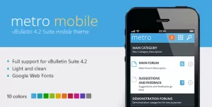 Metro Mobile - A Theme for vBulletin 4.2