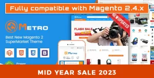 Metro - Multipurpose Responsive Magento 2 MarketPlace Theme