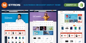 Metros - Electronics MegaShop Shopify Theme