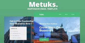 Metuks - Responsive Email Template