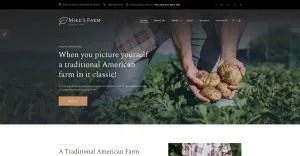 Mike's Farm - Food Responsive Simple Joomla Template