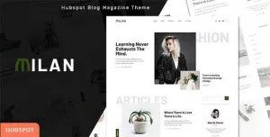 Milan - Blog and Magazine HubSpot Theme