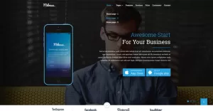Milness - Showcase Mobile App Website Template