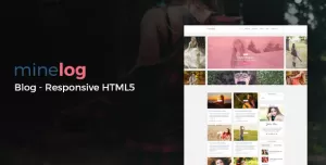 Minelog Blog - Responsive HTML5