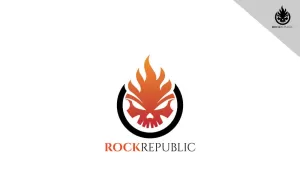Minimal Skull Rock Republic Logo Template - TemplateMonster