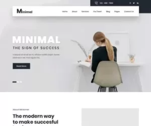 Minimal WordPress Theme for minimalistic websites  SKT Themes