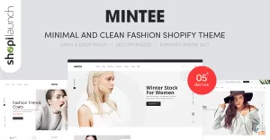 Mintee - Minimal & Clean Fashion Shopify Theme