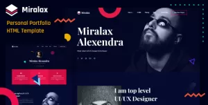 Miralax - Personal Portfolio HTML Template