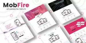 Mobfire  Creative HTML5 App Landing Page