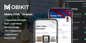 Mobikit - HTML Mobile Template