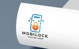 Mobile Lock Logo Pro Template