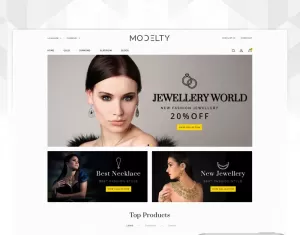 Modelty - Jewellery Store OpenCart Template - TemplateMonster
