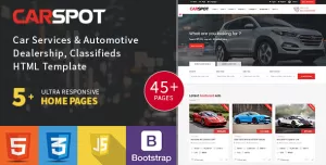 Modern Classified - Ad Listing - Car Services - Inventory - Marketplace Template - Carspot