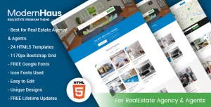 ModernHaus - Real Estate HTML Template