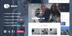 Mola - MultiPurpose Unbounce Landing Page Template