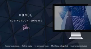Monde — Creative Coming Soon & Maintenance Mode Template