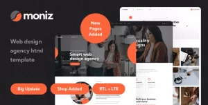Moniz - Web Design Agency HTML Template
