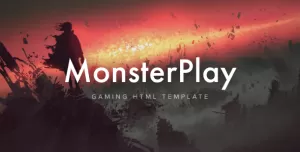 MonsterPlay - eSports and Gaming HTML Template