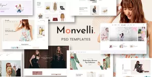 Monvelli – Multipurpose e-Commerce & Blog PSD Templates