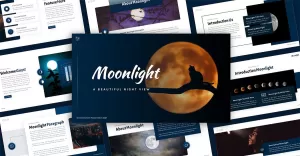Moonlight Environment Multipurpose PowerPoint Presentation Template