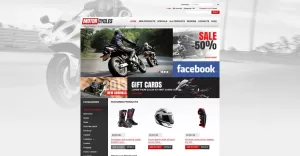 Motorcycles Store ZenCart Template