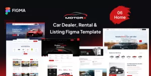 Motorx - Car Dealer, Rental & Listing Figma Template