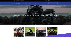 Motosport MotoCMS Ecommerce Template - TemplateMonster