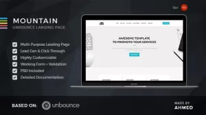 Mountain - Marketing Unbounce Template